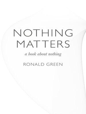cover image of Nothing Matters